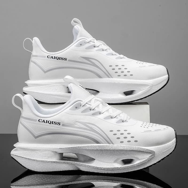 Men's Casual Running Shoes - Comfortable and Versatile Footwear, Unisex Style, Elegant Design Suitable for Use All year Design with laces, secure fit, durable sole, insole and padded lining, classic colors, suitable for everyday use, outdoor activities and hiking