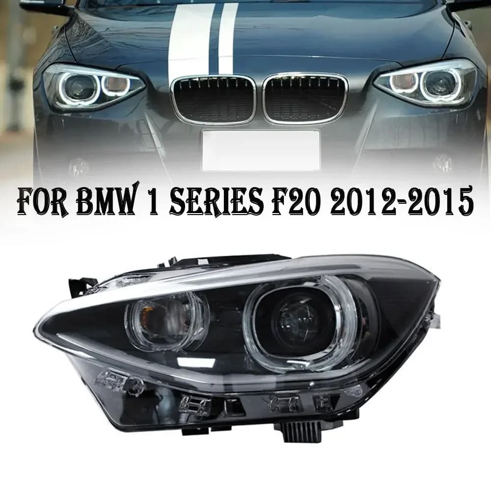 2 pezzi lampade per auto per BMW serie 1 F20 faro Hatchback 2012-2015 fari a LED indicatori di direzione luci di marcia diurna