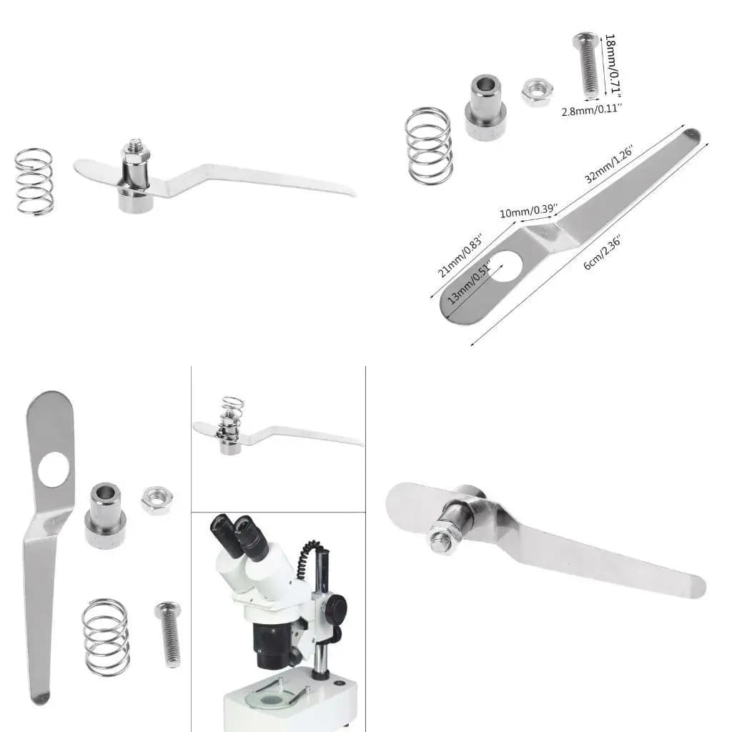 Y1UD Easy Posizionamento e Visualizzazione Clip per microscopi in acciaio inossidabile