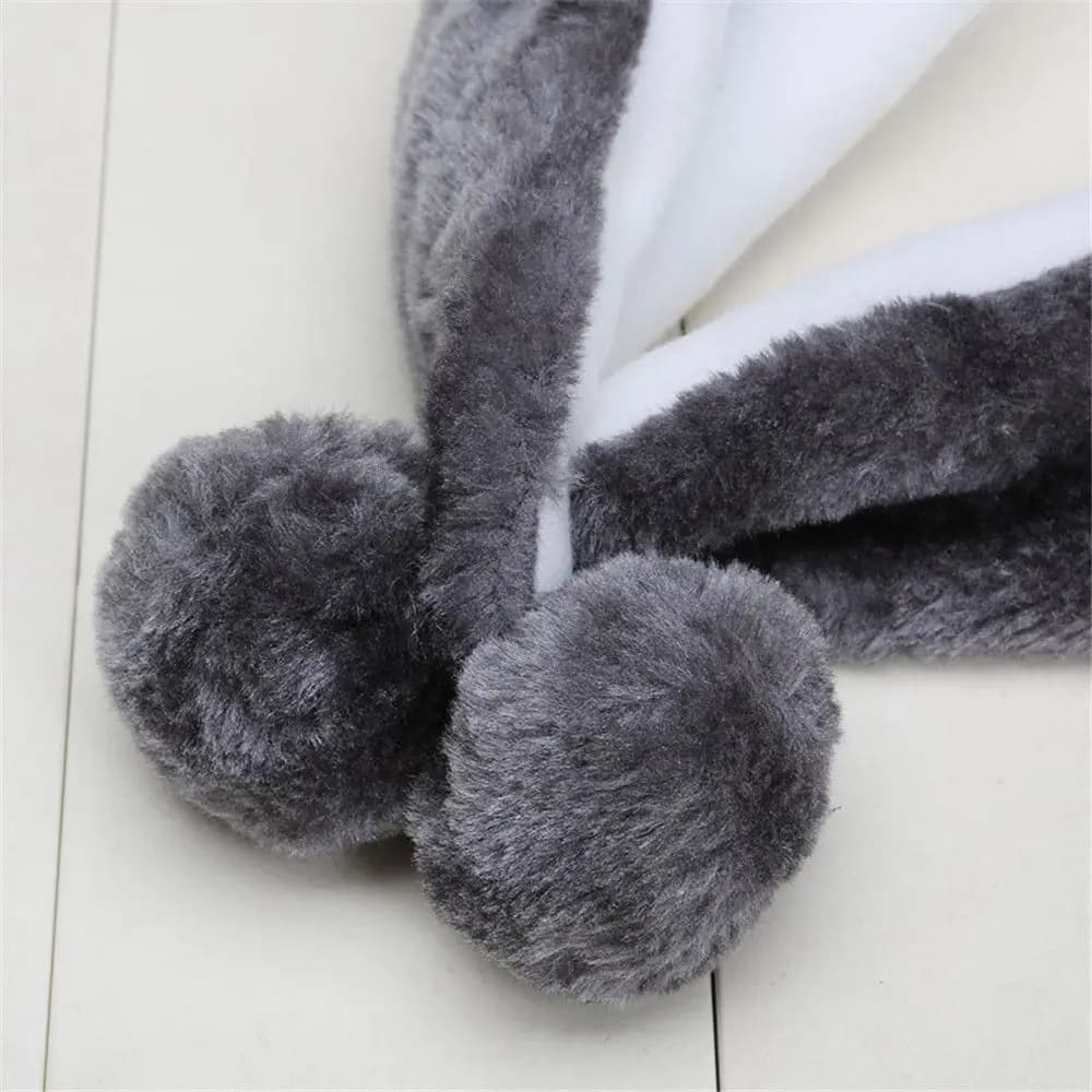 Cartoon Hot Wolf Hat Warm Scarf Cap Earmuff Hat Mascot Huskies Hat Hat