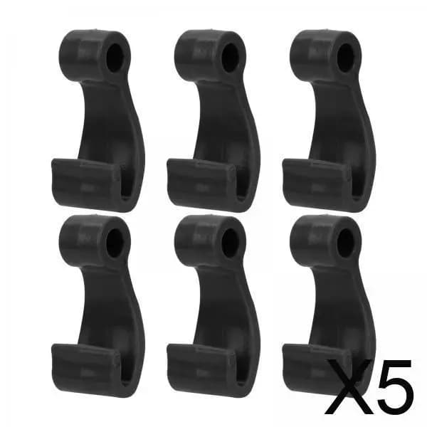 Gancio per kayak a forma di J Gancio di ancoraggio in nylon ABS per corde per barche per sport acquatici Accessori per paddle per canoa