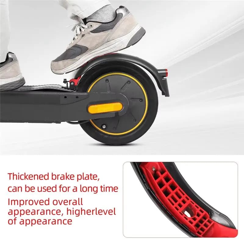 A74K Aluminium Rear for Fender with Brake for Ninebot Max G30/G30D/E/L P Electric Scooter Replacement Part Gray