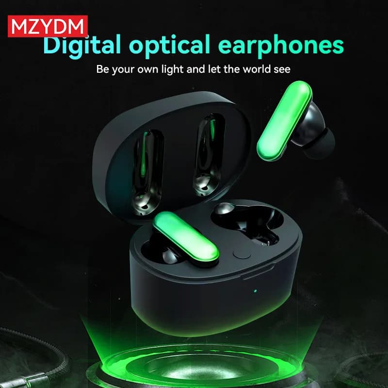 MZYDM TWS True Wireless Auricolari GLA001 Auricolari Bluetooth ANC Cuffie sportive con cancellazione del rumore Cuffie da gioco con microfono