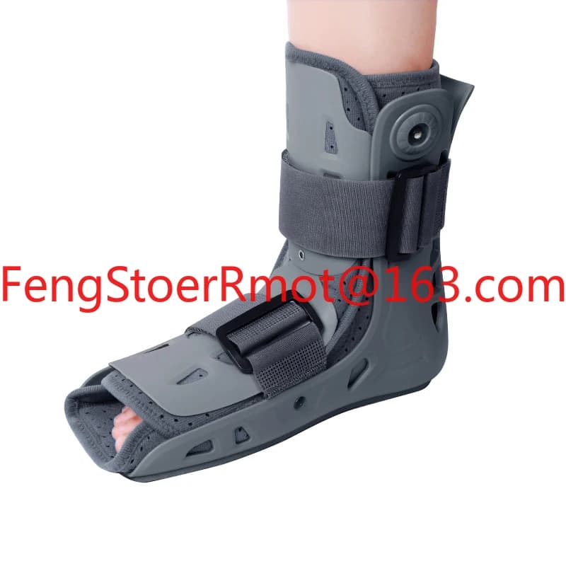 Foot rest with airbag for hemiplegia stroke varus walking support shoes ankle compression stabilizer