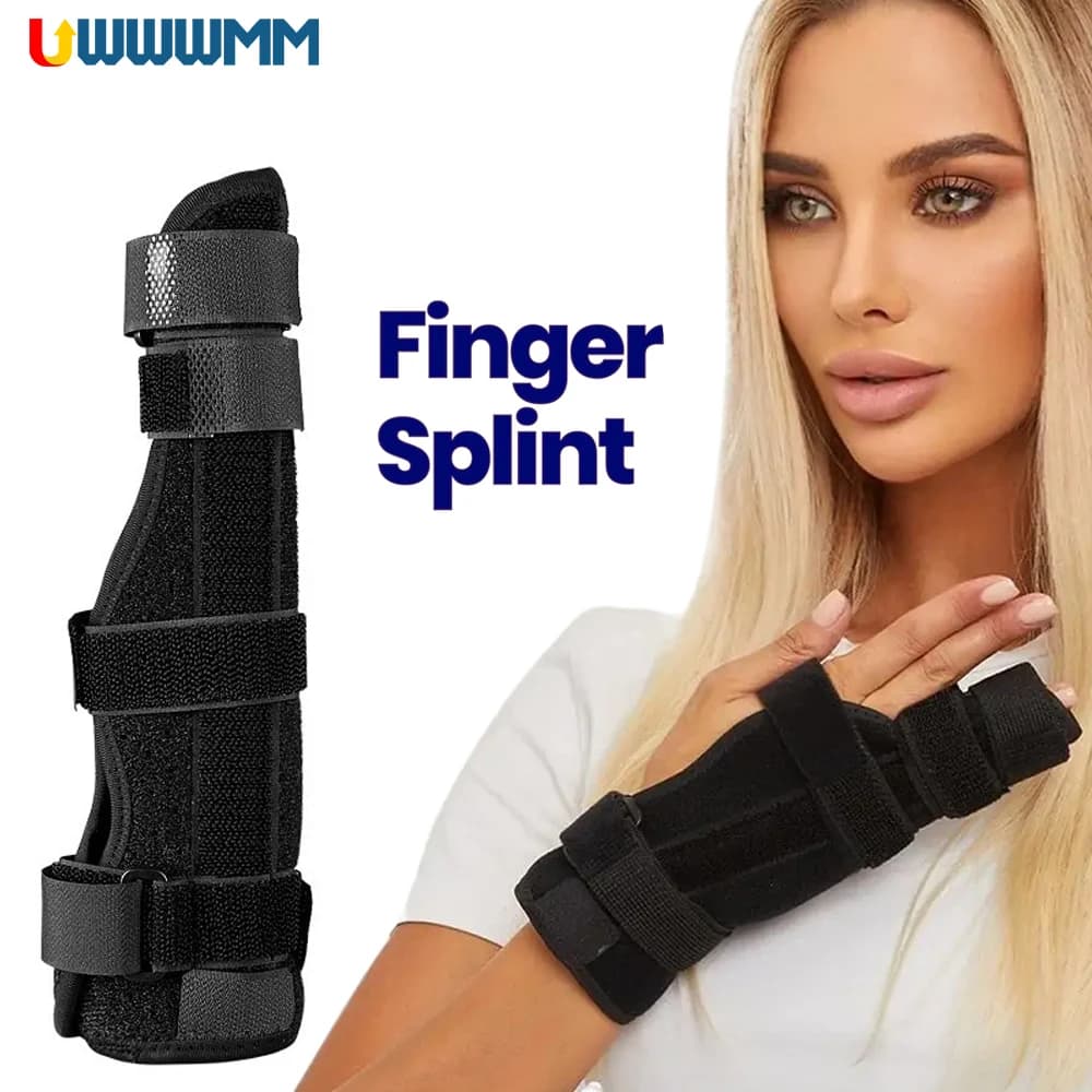 1 pz tutore da polso regolabile Pinky Finger Splint adulti Arthriti tutore per le mani con supporto per le dita distorsione sollievo dal dolore tutore per il pollice