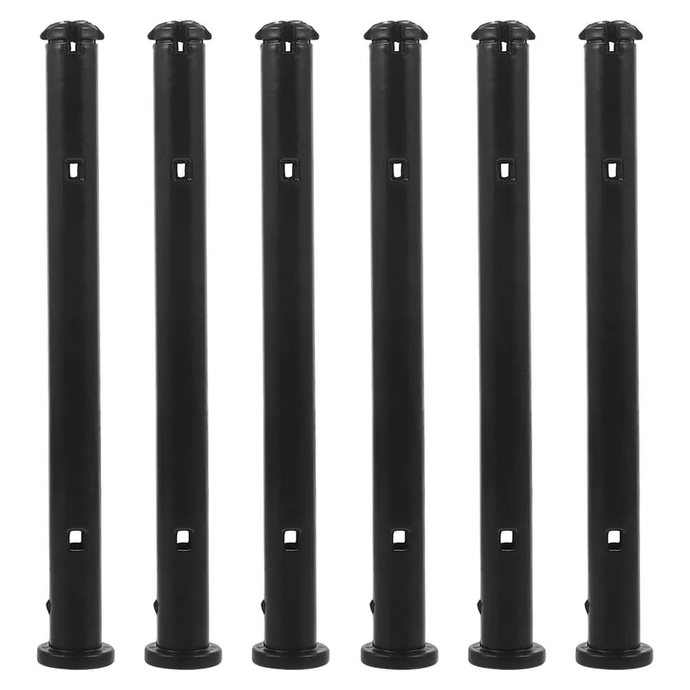 6Pcs Trash Can Lid Plastic Latch Hinge Pins for Outdoor Recycling Bins Secure Swing Lid Attachment Yard Patio Garbage Can Lock