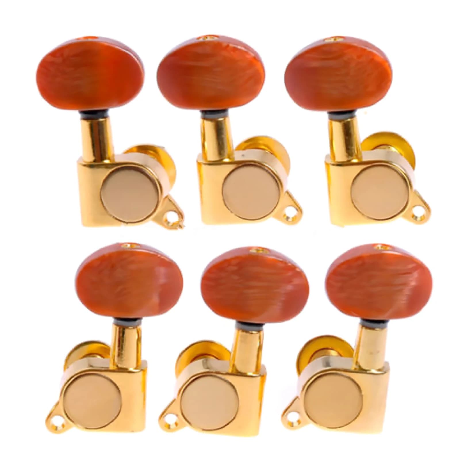1 Set Includes 3L3R Gold Electric Guitar Machines Acoustic Tuning Rain Winders Key Machines