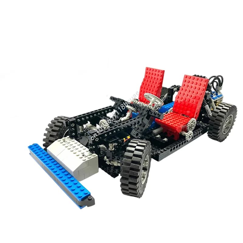 713 Pezzi MOC Modello Tecnico a Quattro Ruote Motrici, Blocchi da Costruzione, Regalo di Natale, Idea Creativa Educativa, Giocattoli in Mattoncini