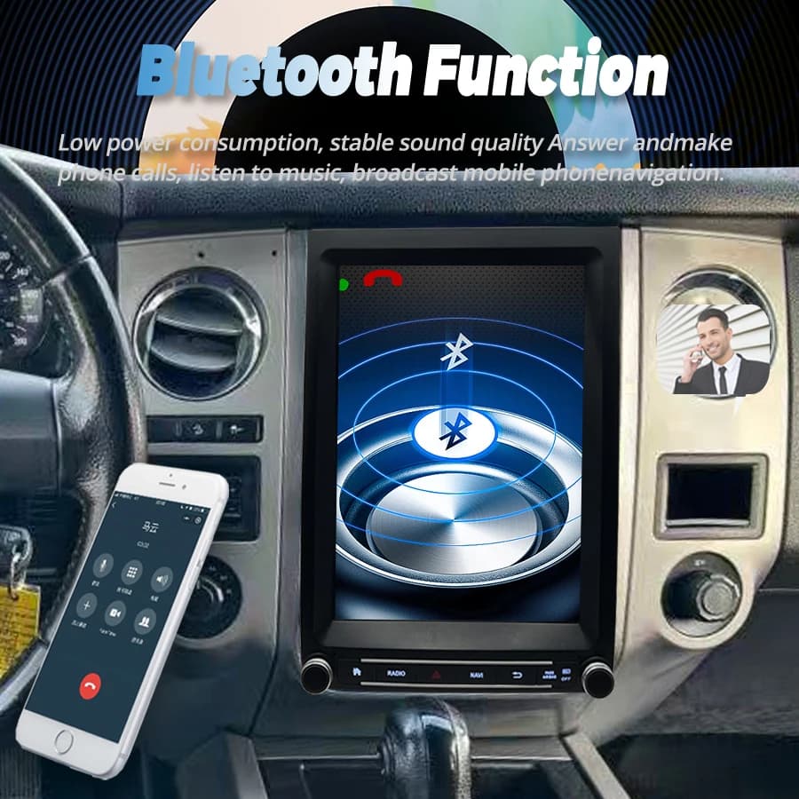 12.1inch Carplay For Ford F150 F250 F350 F450 F650 2013-2015 Stereo Android Screen Car Multimedia Player 4G WiFi GPS Navigation