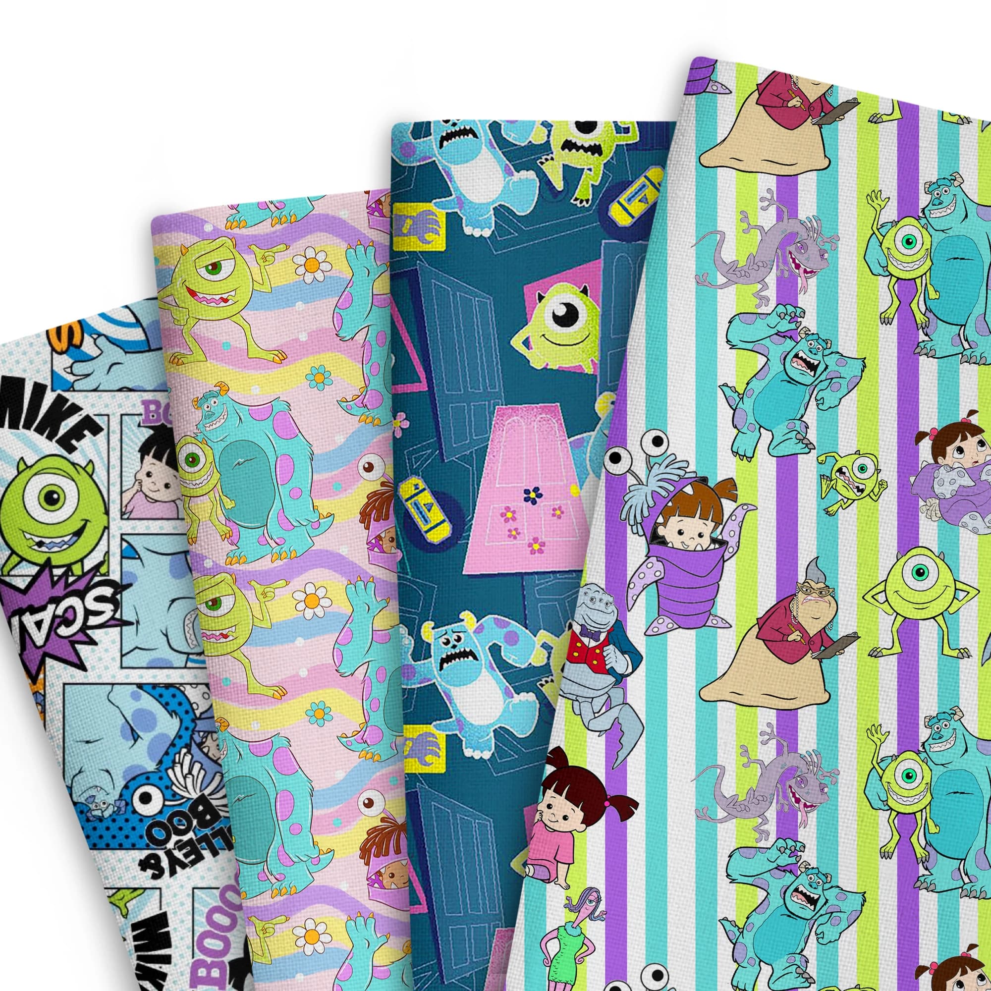 BEAST KINGOM Tessuto in Poliestere Stampato Patchwork 50*145cm per Cucito, Quilting, Materiale per Lavori a Mano Fai-da-Te