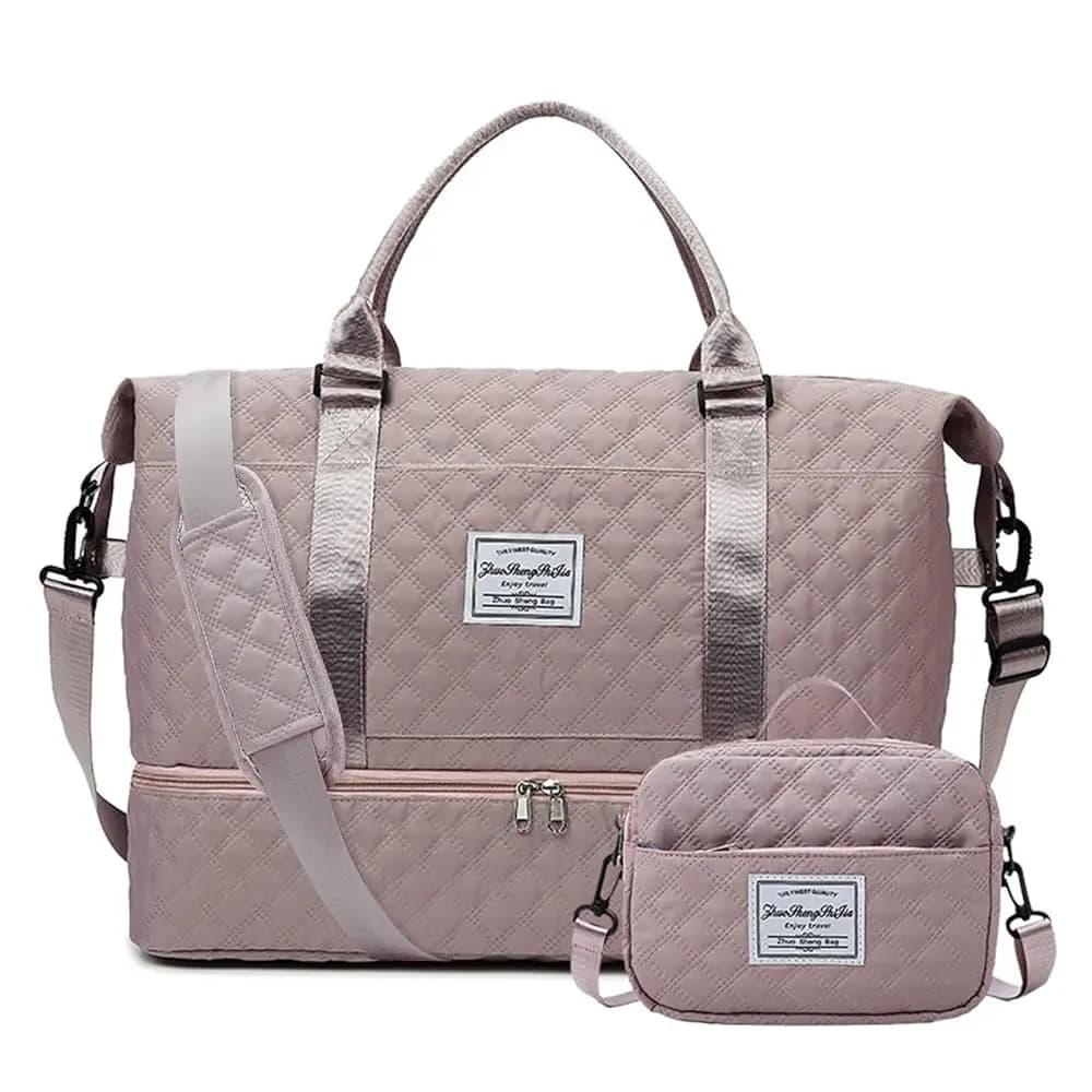 Borse da Weekend per Donne con Spedizione Gratuita, Borsa da Viaggio con Scomparto per Scarpe, Borsa da Palestra con Manici