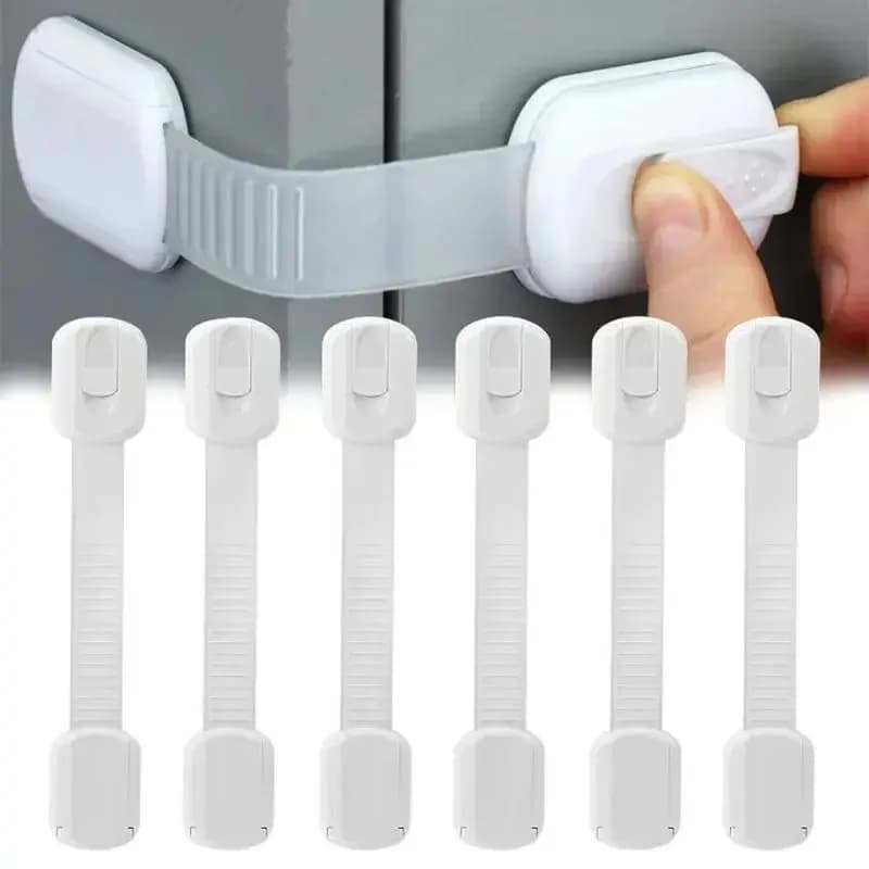 Serratura per armadietto di sicurezza per bambini Protezione di sicurezza a prova di bambino Serratura per porta del cassetto Protezione in plastica Serratura per porta di sicurezza per bambini