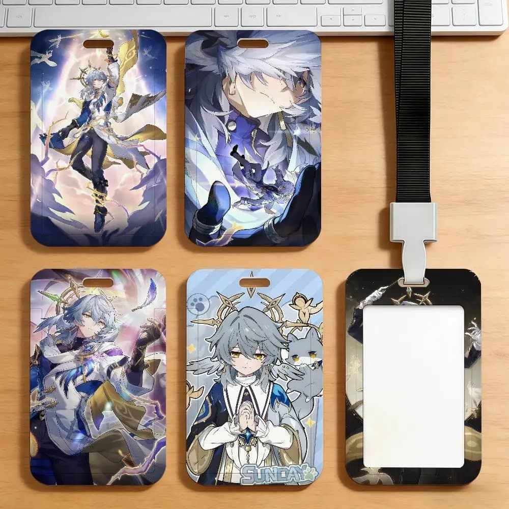 Porta Tessere Game Honkai Star Rail per Carte di Trasporto, Carte di Lavoro, Carte d'Identità, Carte Studenti, Carte Pasto