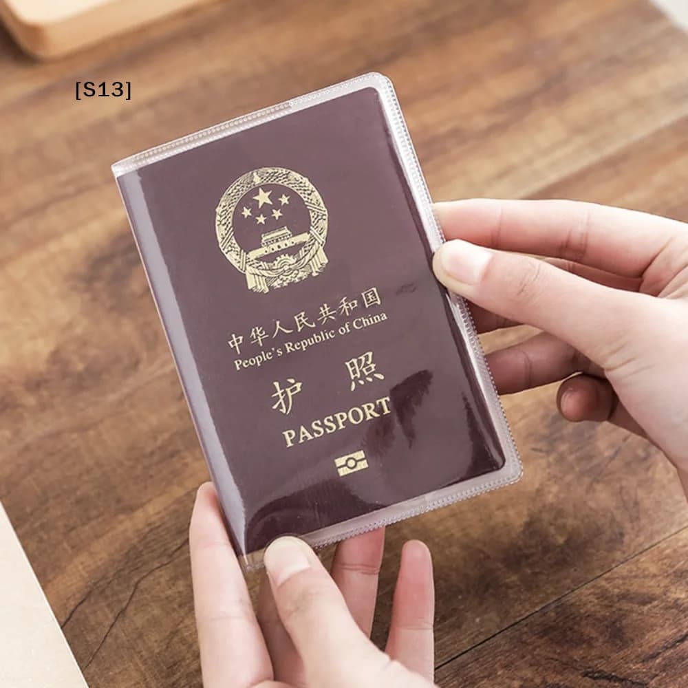 1pcs Passport Cover Waterproof Case for Passport Wallet Business Credit Card Document Holder Protective Case Case Pouch[S13]