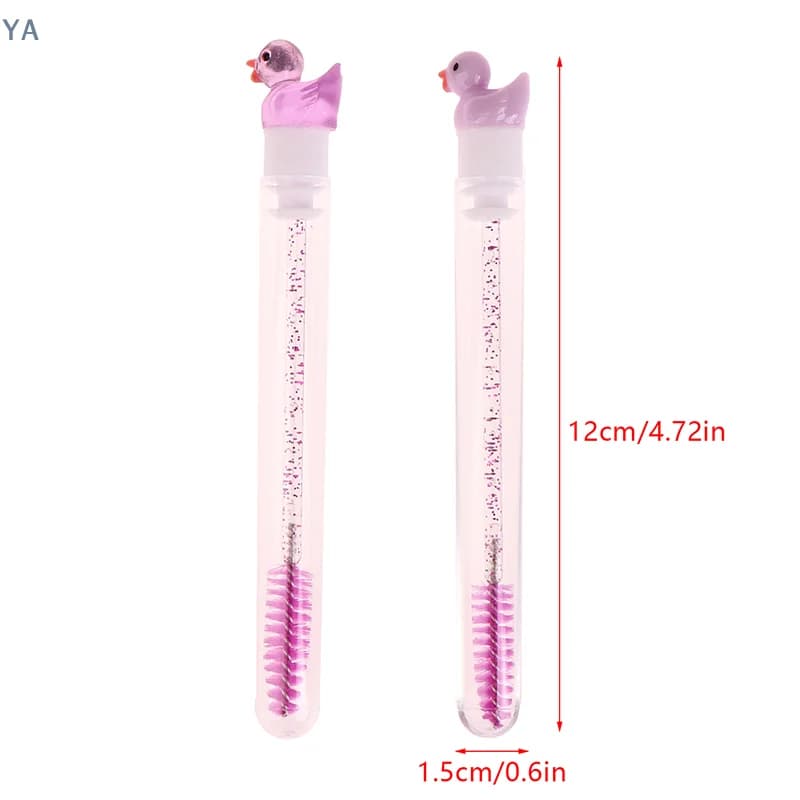 ♪ YA] Reusable Eyebrow and Eyebrow Brush, Paperella Shape Design, Crystal Auction, Anti-dust Tool for Extension Eyelash, Mascara Applicator
