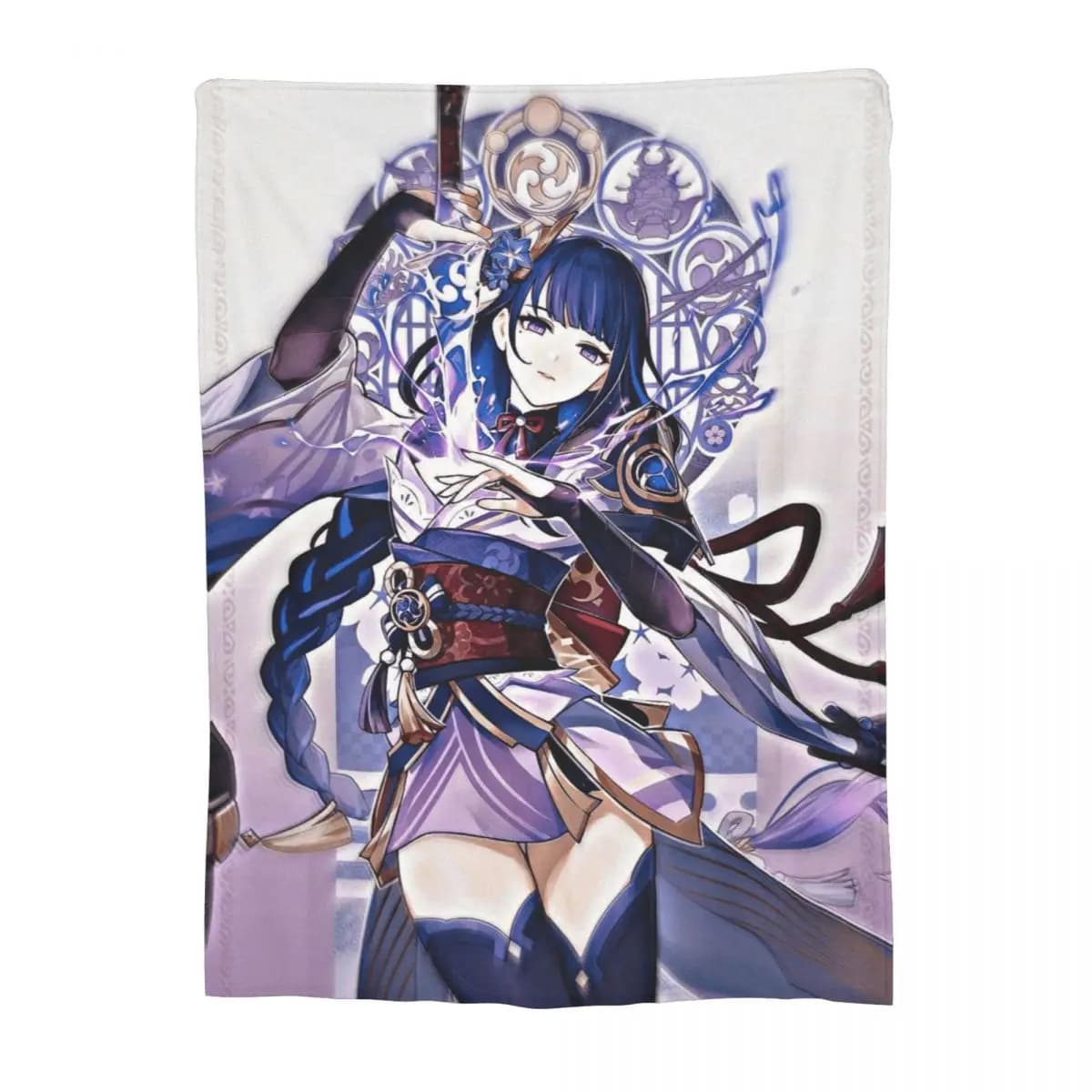 Genshin Game Cartoon Blanket Soft Warm Flannel Throw Blanket Cover for Bed Living room Picnic Travel Home Sofa