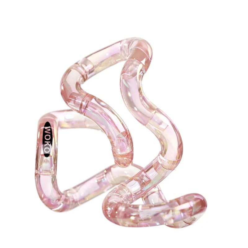 WOKO Twisty Fidget Toy Gem Style Finger Therapy Sensory Toy For Focus Anxiety Relief Anti Addiction For Kids Adults Office Home