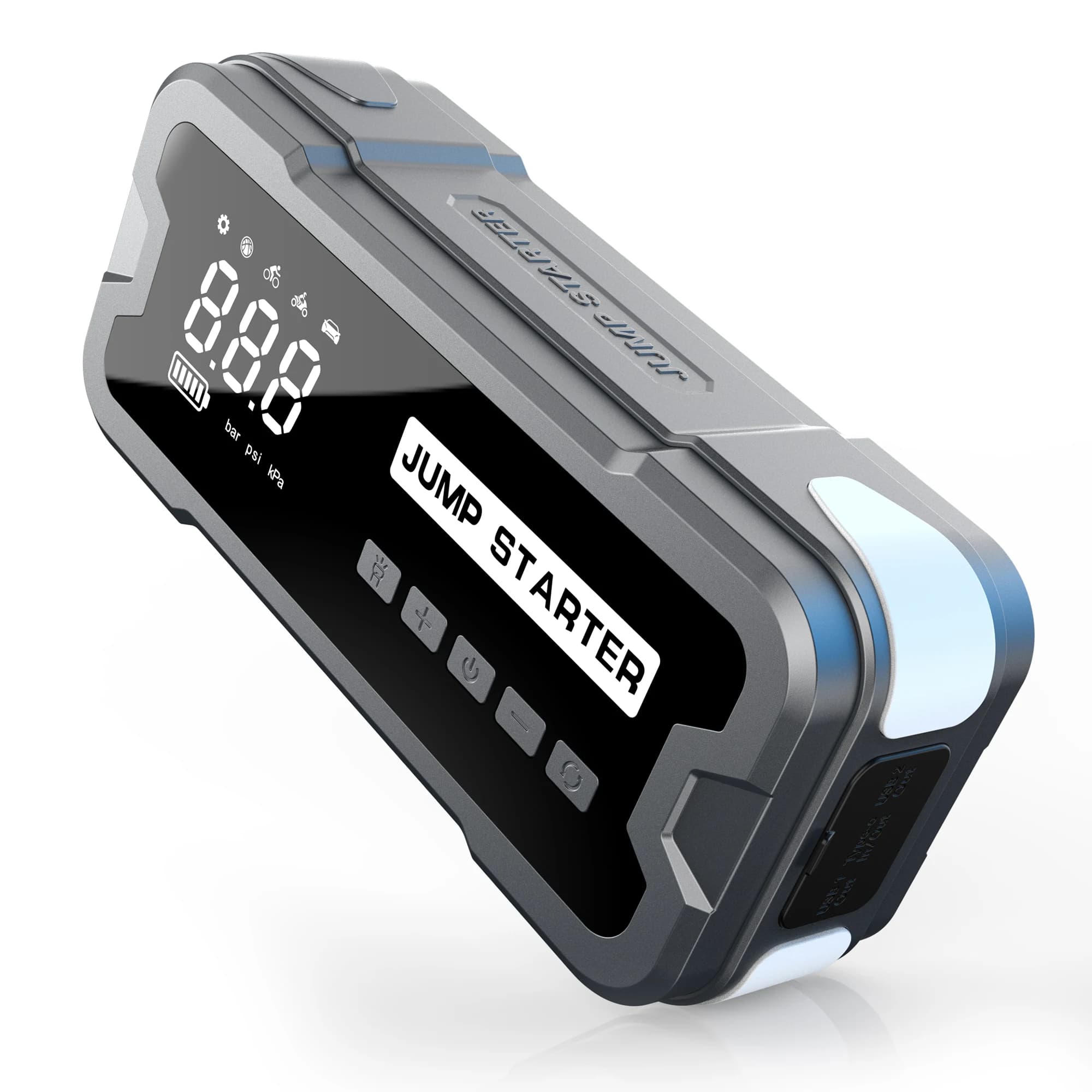 Avviatore di Emergenza Portatile 4000amp 12V per Auto - Booster Batteria Auto con Pompa d'Aria 150PSI per Batterie Scariche