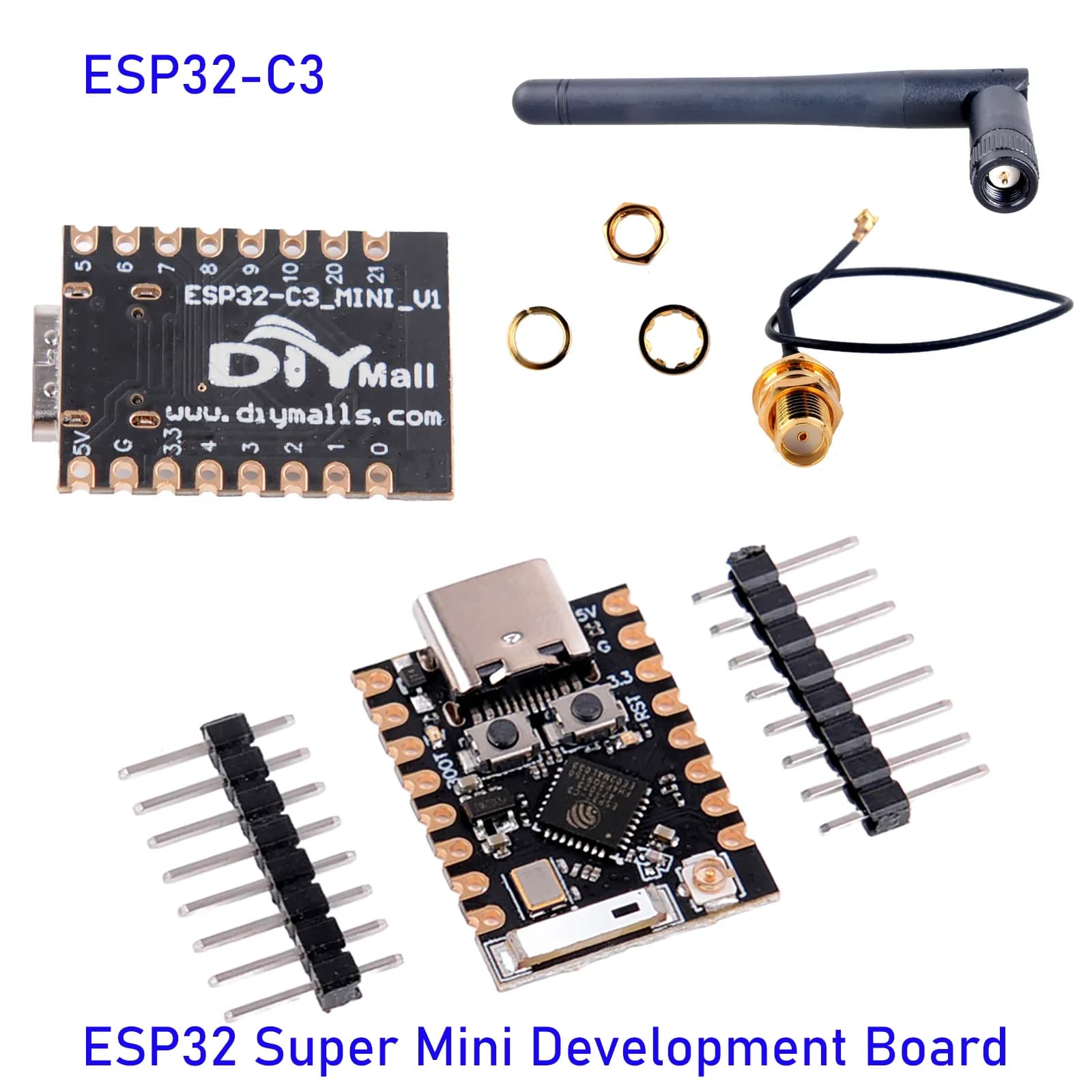 Scheda di sviluppo ESP32 Super Mini ESP32-C3 con antenna WiFi 2.4G Modulo Wi-Fi BT ESP32C3 per Arduino IoT ESP-IDE