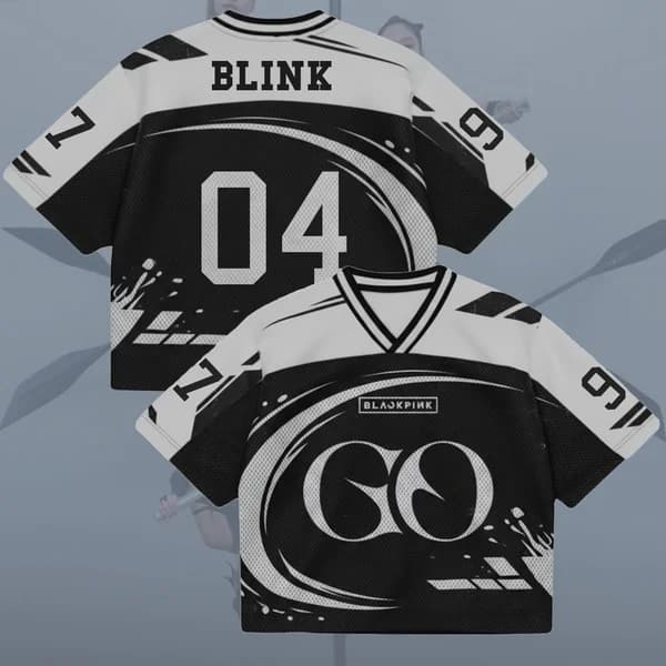 Nuova T-shirt a maniche corte stampata BLACKPINK 2026 - Merchandising K-pop per fan di idol maschili, ideale per concerti ed eventi di intrattenimento