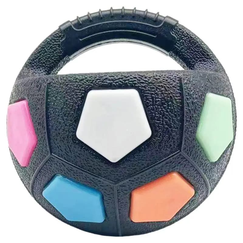 AEE2-New Football Tennis Ball Shaped Pet Dog , Durable Teething Relief To Accompany Outdoor Training Squeak