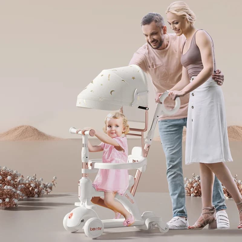 Passeggino multifunzionale, Scooter per bambini leggero all'aperto per bambini girello per bambini passeggino nuovo stile