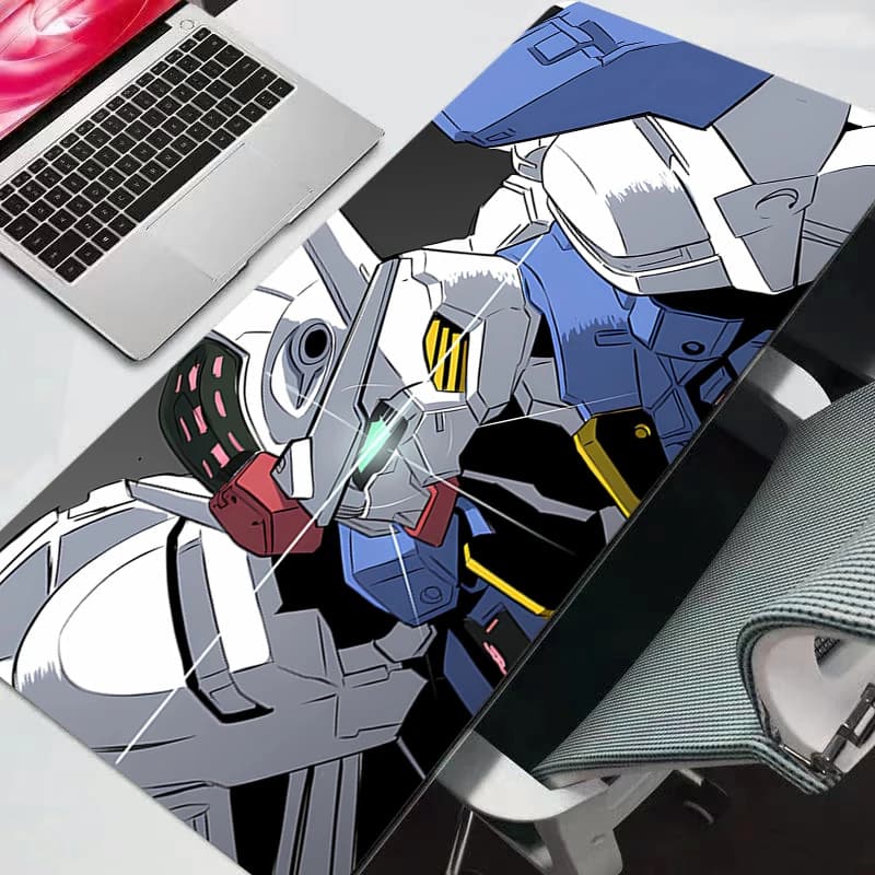 Mouse Mat from Gaming Anime Mobile Suit Gundam, Large Mousepad XXL for Desk, Keyboard Mat and Mouse