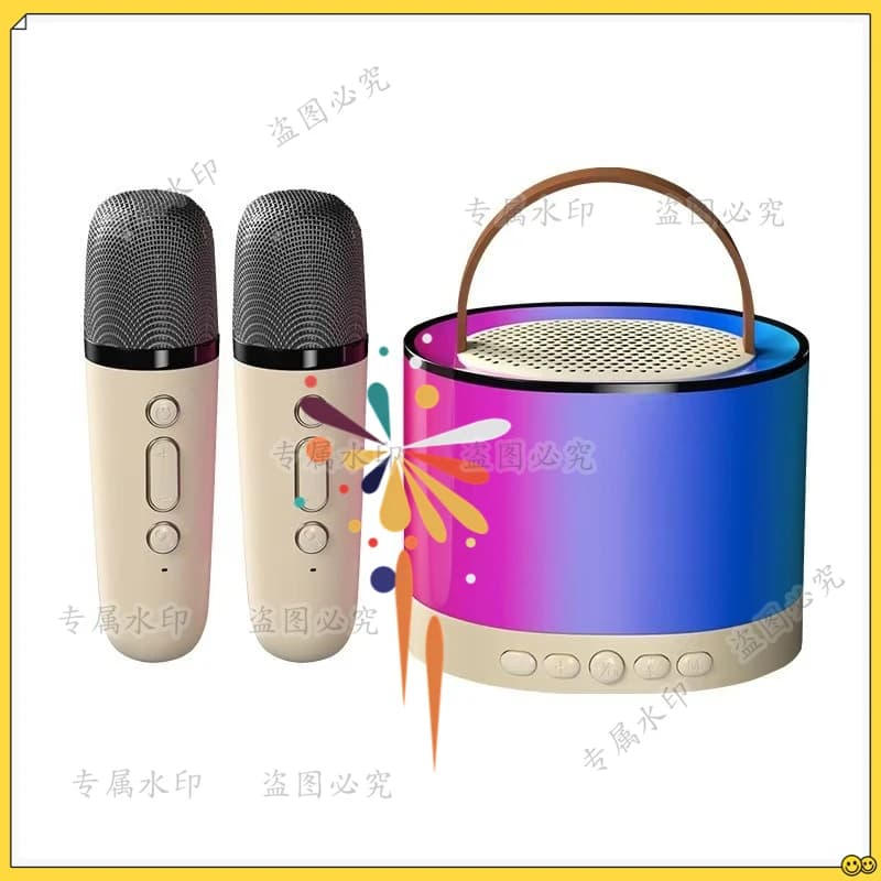 Microfono portatile esterno piccolo altoparlante K52 altoparlante karaoke Bluetooth wireless portatile domestico esterno