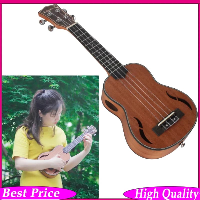 IRIN 21 Inch Ukulele 4 String Guita Ukulele Classical Musical Gifts Instruments Early Education Toys for Beginners Kids Children