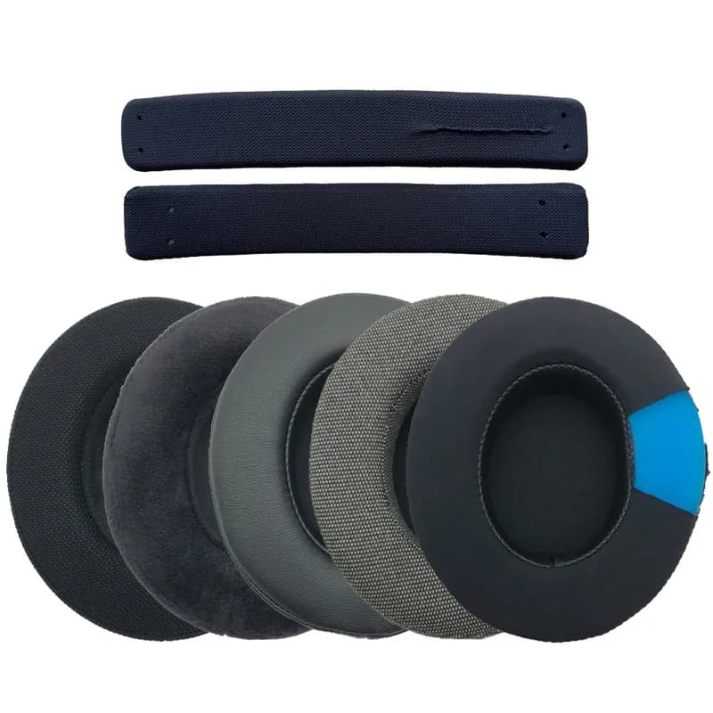Cuscinetti di Ricambio per Cuffie Philips SHP9500 SHP9600 Open-Back HiFi, Imbottiture in Memory Foam