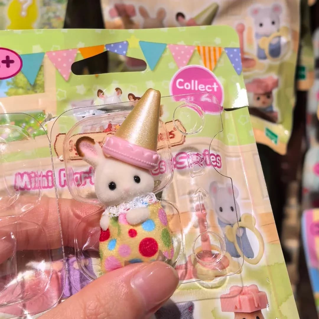 In Stock Sylvanian Families Anime Figure Mini Baby Party Series Blind Bags Surprise Bag Customized Room Decor Birthday Gift Toys