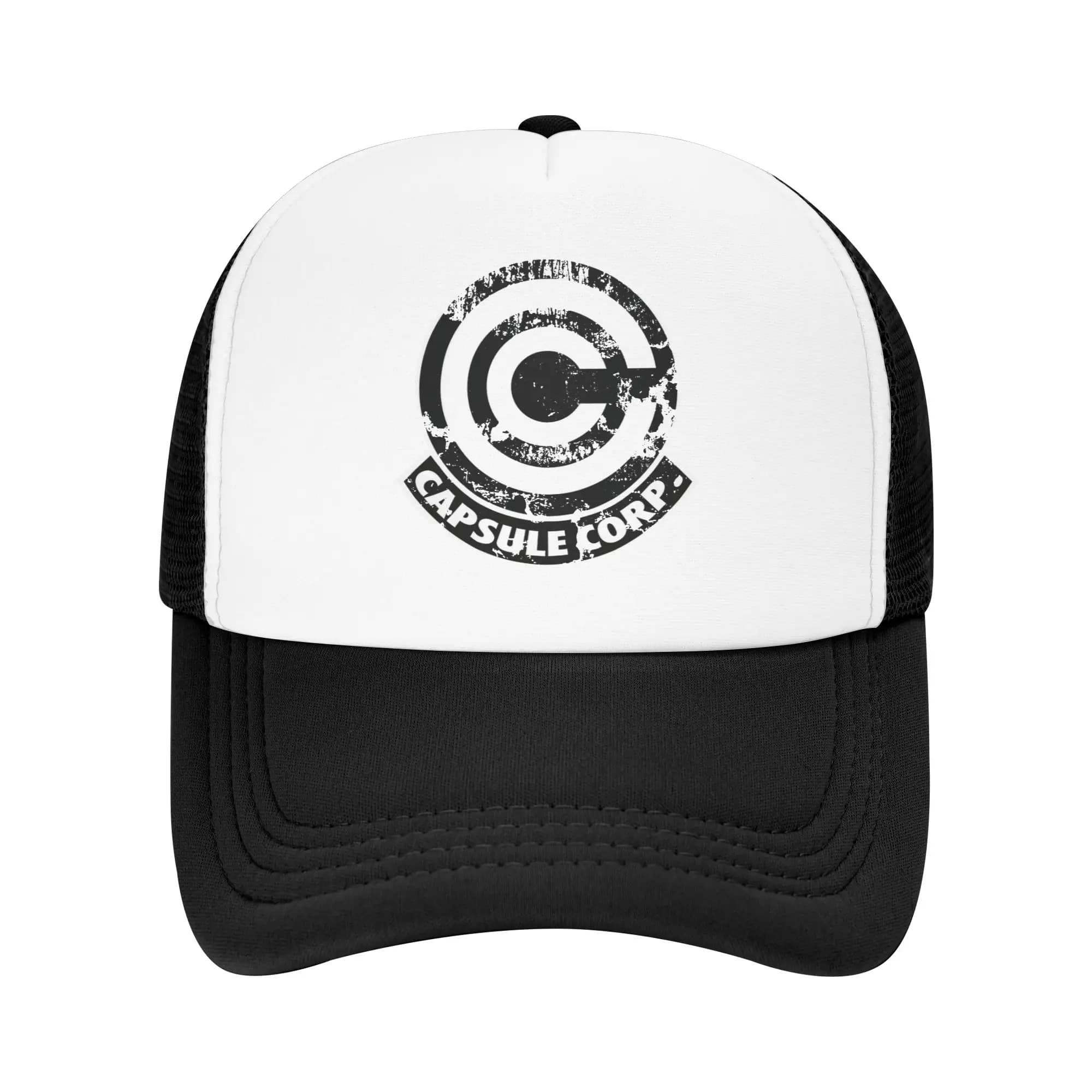 Capsule Corp Dragon Ball Trucker Cap Cappello unisex Cappello da camionista Cappello da lavoro Cappelli da golf Cappellini da baseball in rete di poliestere regolabili Lavabili