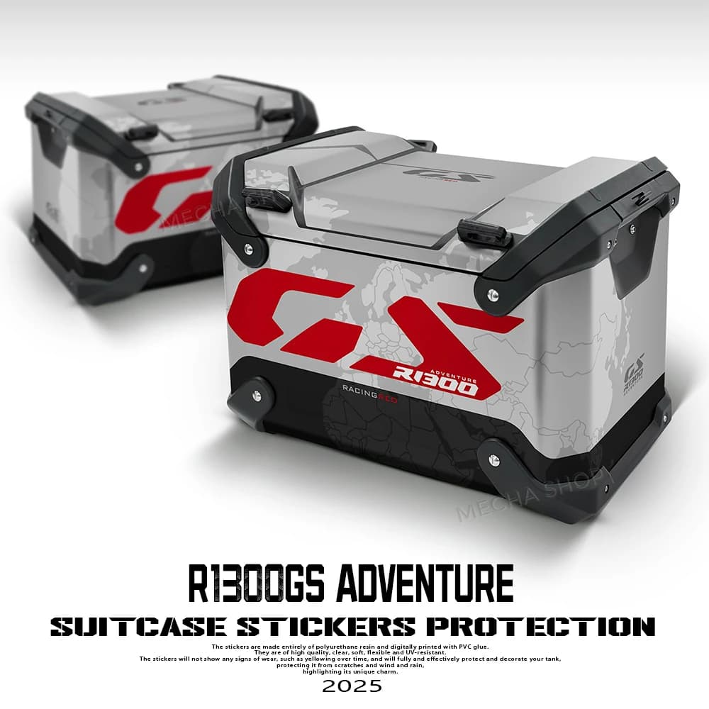Adesivi per bagagli Per kit laterale R 1300 GS ADV, kit adesivi protettivi per bagagliaio moto