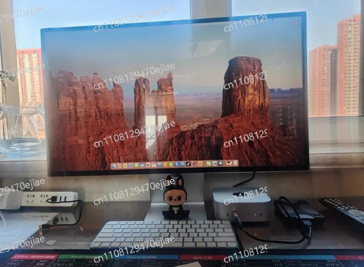 27 Inch 5K Monitor IPS Glossy Screen | 60Hz Refresh Rate | Aluminum Alloy Adjustable Stand | PC Desktop Display G27XSE