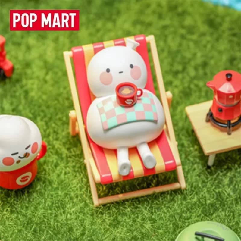 POP MART BOBO COCO Go Comping Series Blind Box Toys Kawaii Anime Action Figure Desktop Decoration Surprise Mystery Box Blind Bag