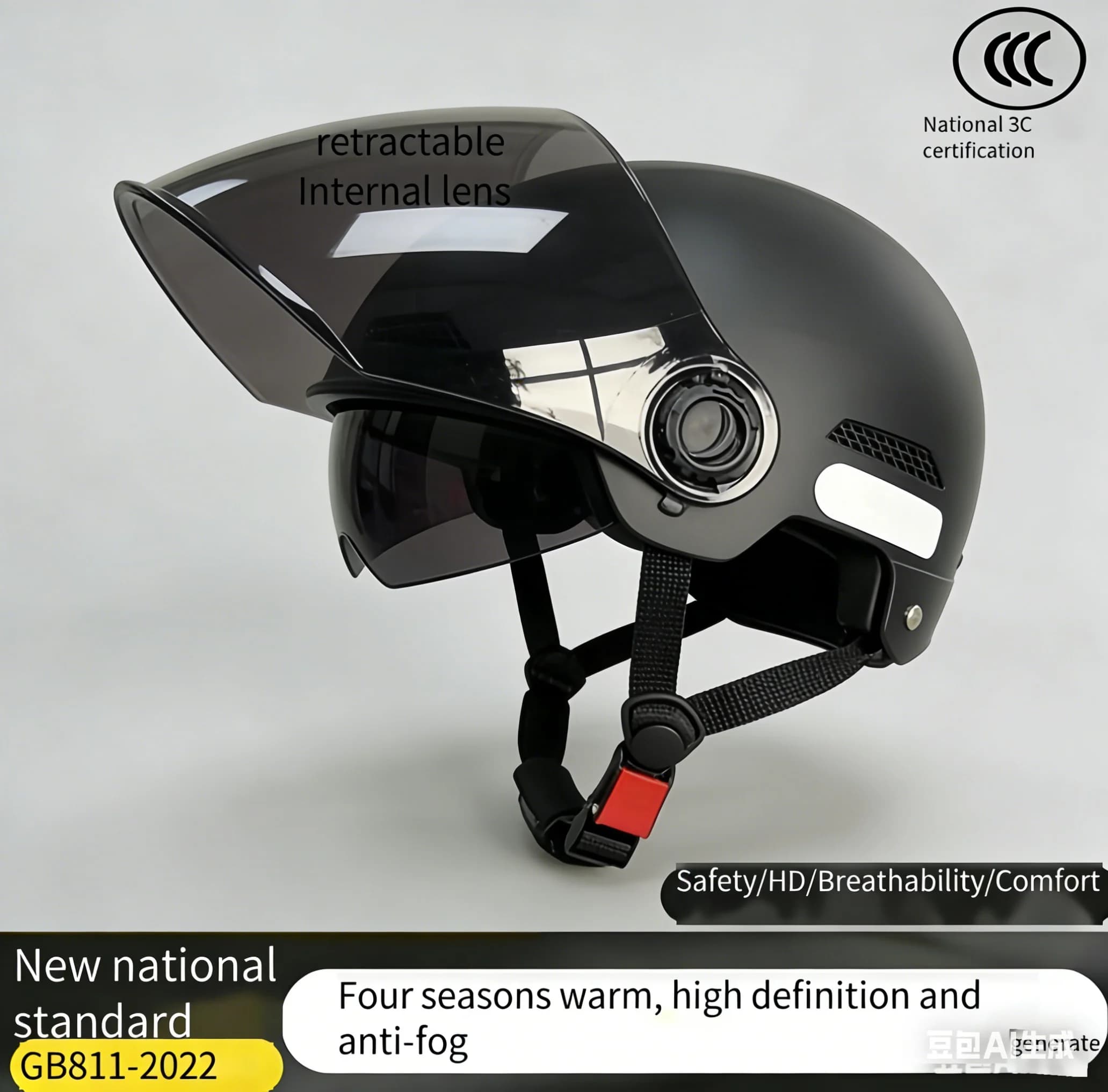 New unisex cycling helmet for half motorcycle helmet for electric vehicles