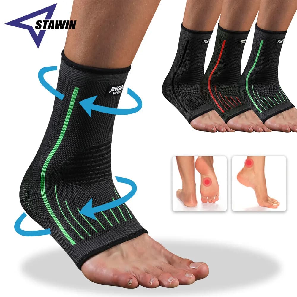 1 pz piede e cavigliera per manicotto di compressione caviglia slogata-tendinite artrite cavigliera sport corsa, legamenti strappati