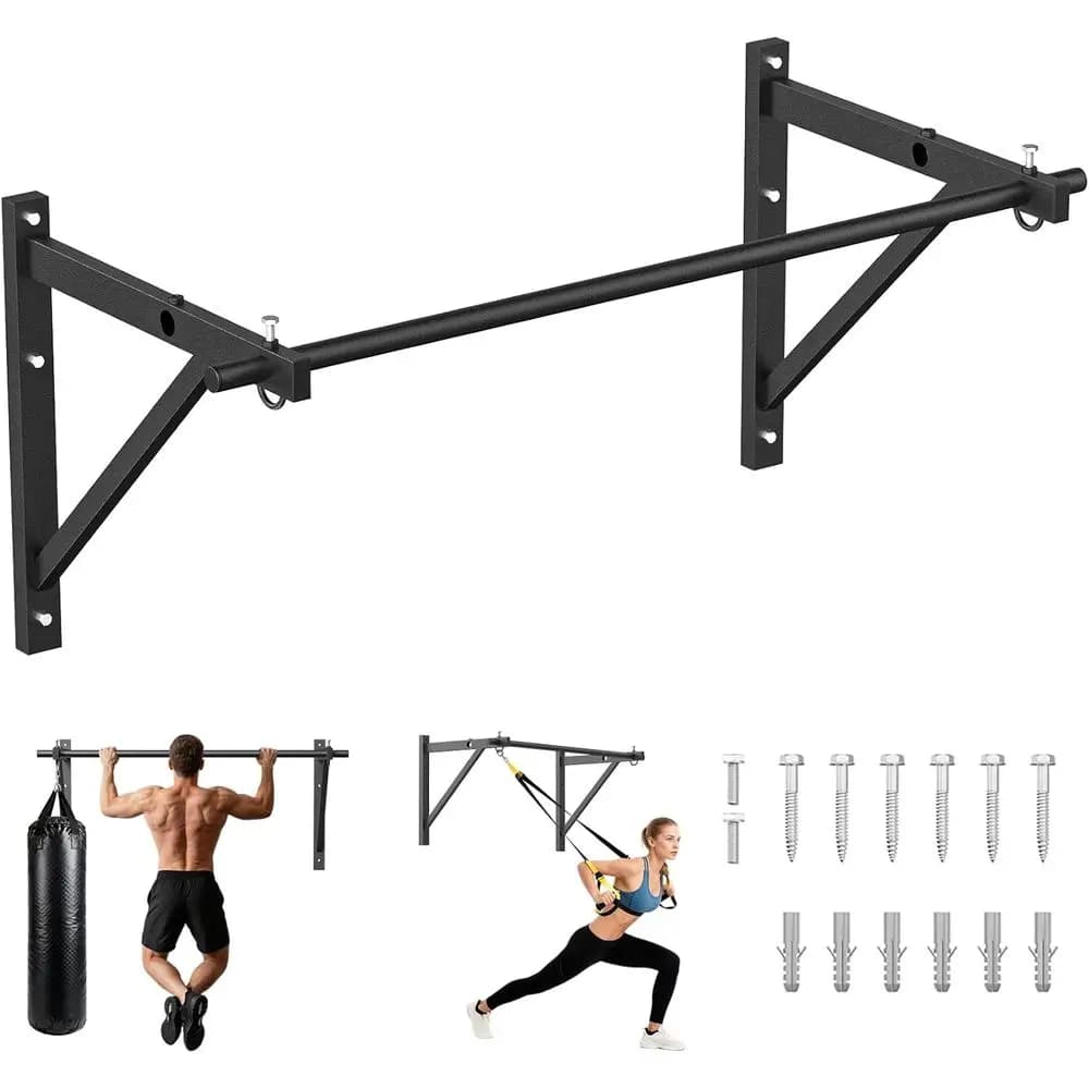 Barra per Trazioni da Parete per Home Gym - Attrezzatura per Allenamento di Forza e Trazioni