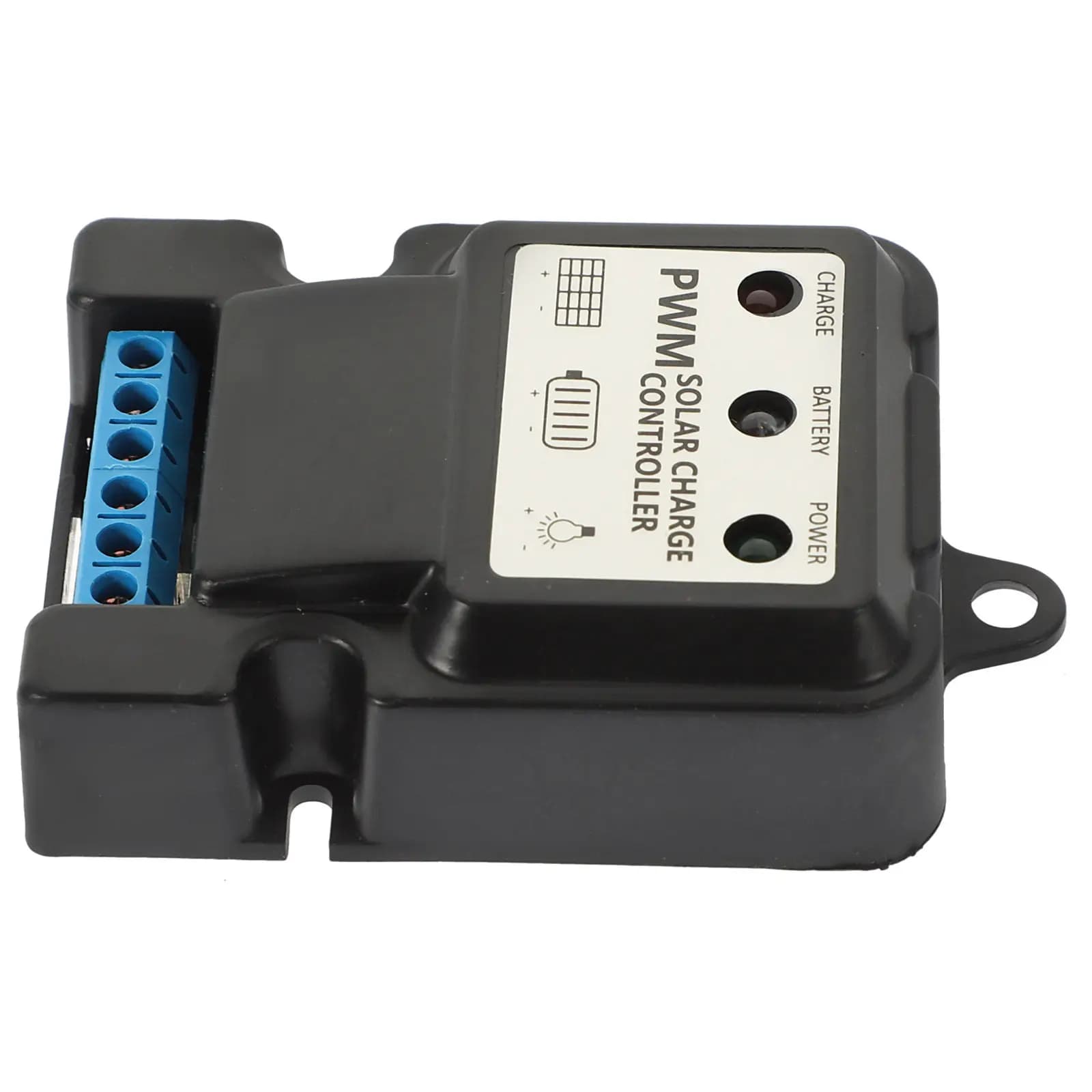 Regolatore di Carica Solare Automatico 6V 12V 10A, Controllore PWM con Display LCD e Protezione da Sovraccarico