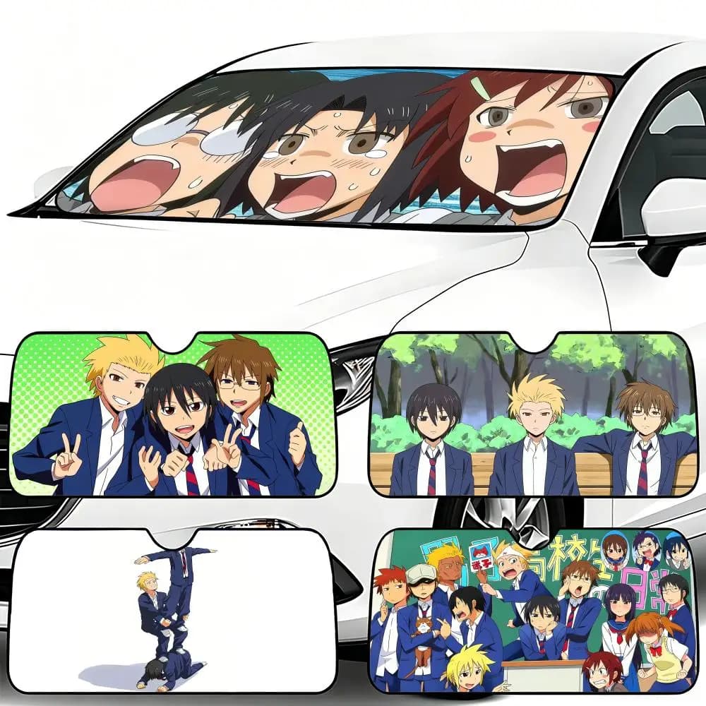 Parasole per Auto Pieghevole D-Daily Lives of High School BoysS, Protezione Solare per Parabrezza