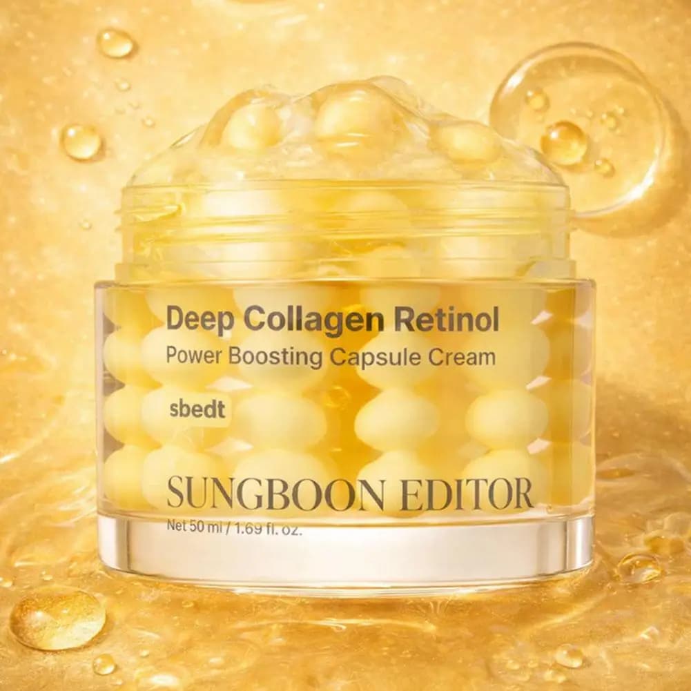 sbedt - Deep Collagen Retinol Power Boosting Capsule Cream High Hydration & Skin Repair Improve Skin Elasticity And Radiance