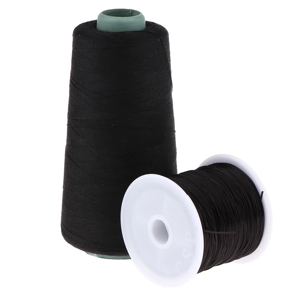 Hair Sewing Thread Kit for Hair Extensions Accessories Durable Weave Thread for Braiding Stand Organizer