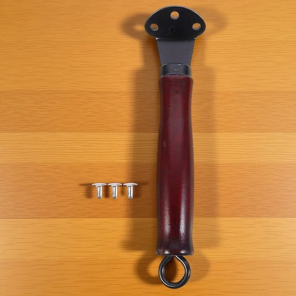 Manico in Legno Staccabile per Padella e Wok, Ricambio per Utensili da Cucina, Impugnatura Ergonomica Confortevole, Non Deformabile, Facile da Pulire, Rimovibile