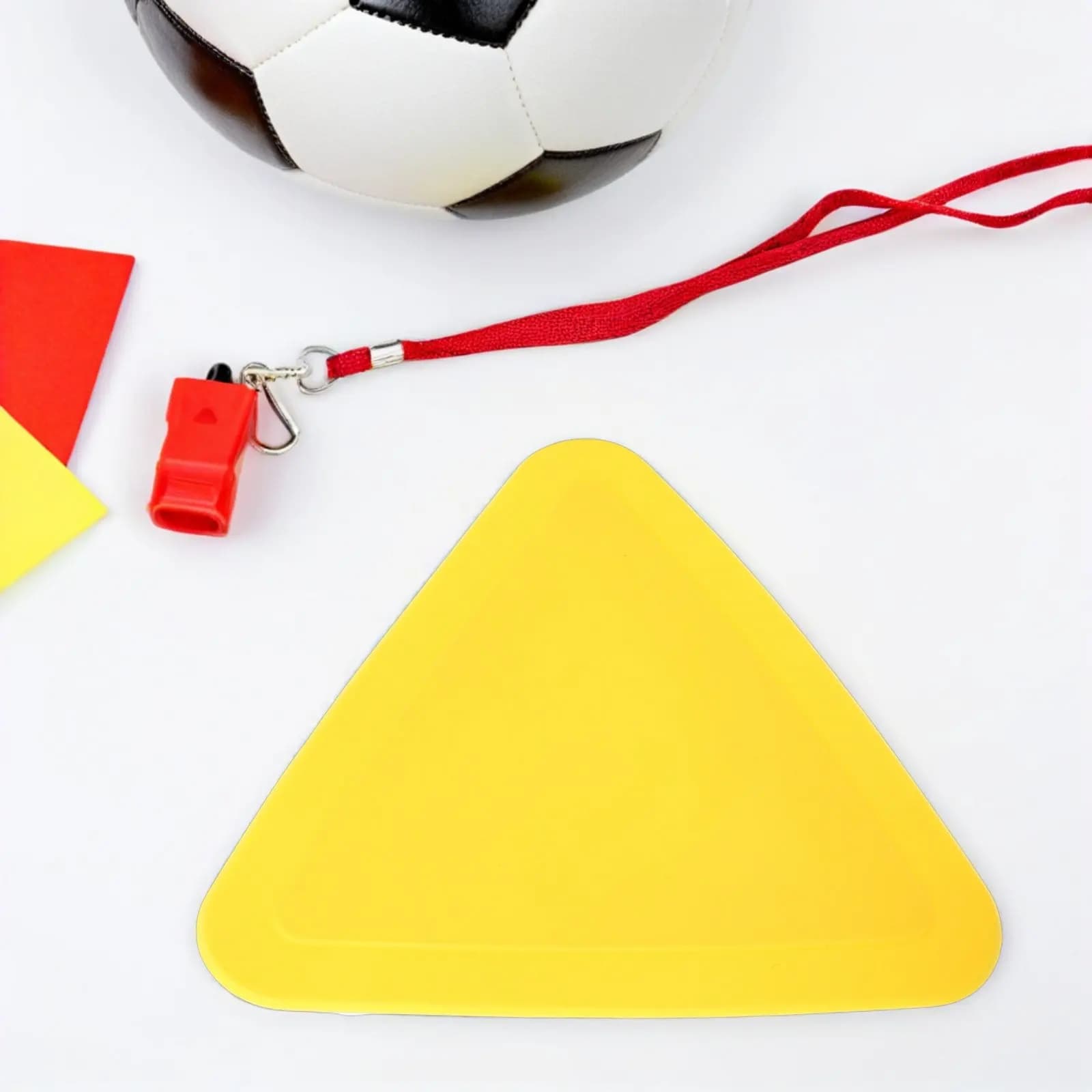 Set of 4 Triangular Markers for Agility, 8 Inches, Colorful and Anti-slip, Training Tools for Football and Basketball