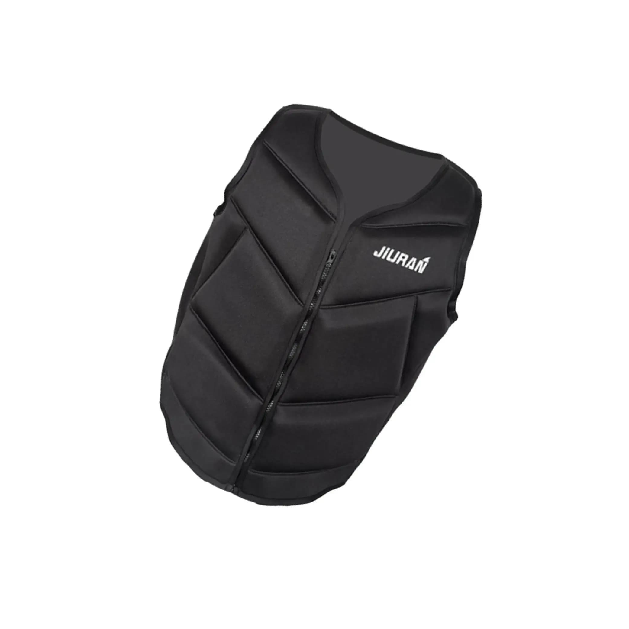 Giubbotto di salvataggio unisex per adulti Gilet per sport acquatici Gilet da canottaggio per pesca Nuoto Nero e grigio XL