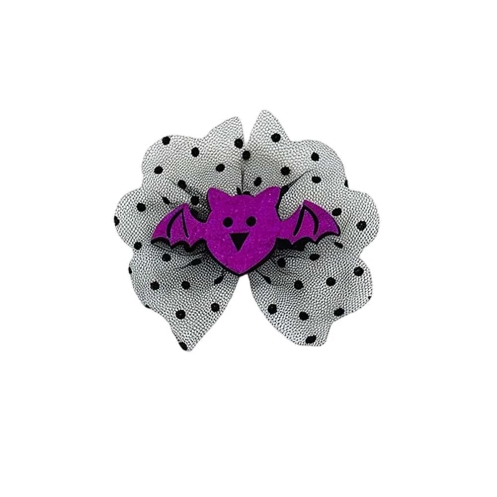 Spring Loaded Halloween Hair Clips Glittery Shaking Effect Spring Hairpins Colorful Black Metal Clip Gothic Duckbill Clips