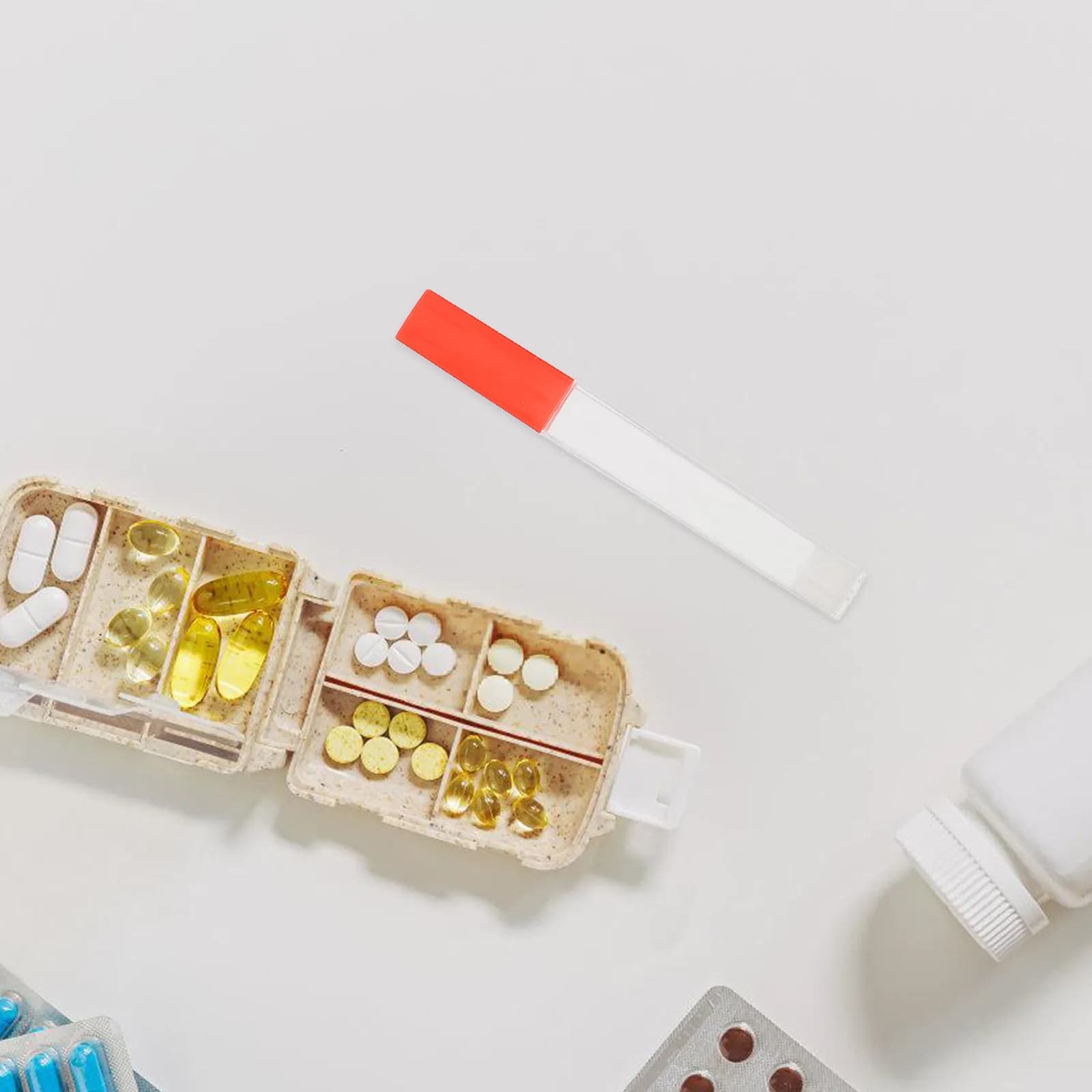 4 contenitori trasparenti in plastica per aghi da cucito, organizer per ricamo, lavori a maglia e artigianato, porta aghi resistente.