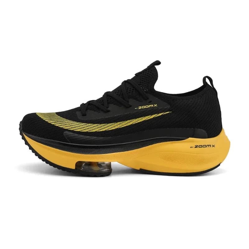 Scarpe da ginnastica unisex da uomo Scarpe da ginnastica alla moda Scarpe da ginnastica rotonde con punta da gara Ammortizzazione Scarpe da corsa Scarpe da tennis da donna per coppia in pizzo traspirante