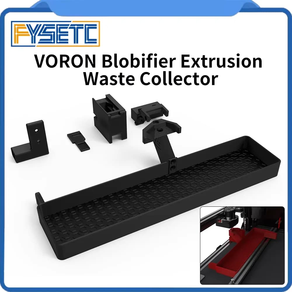 FYSETC Voron Blobifier Extrusion Waste collector Hotend Ugello Cleaning 3D printer parts with silicone nozzle brush for Voron V2