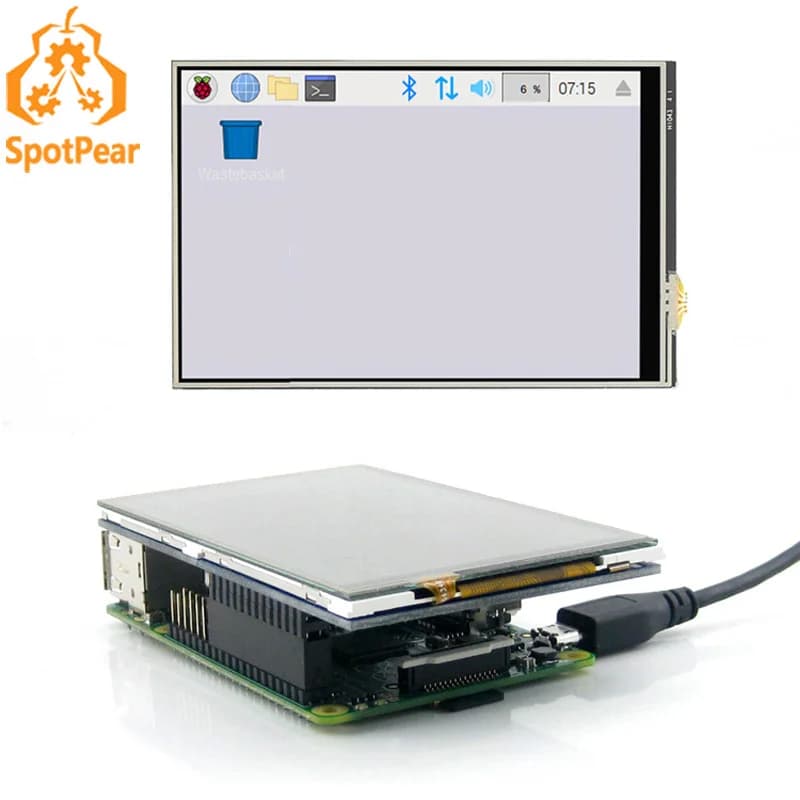 Raspberry Pi 4 pollici TFT LCD 4 pollici Touch Screen resistivo 480x320